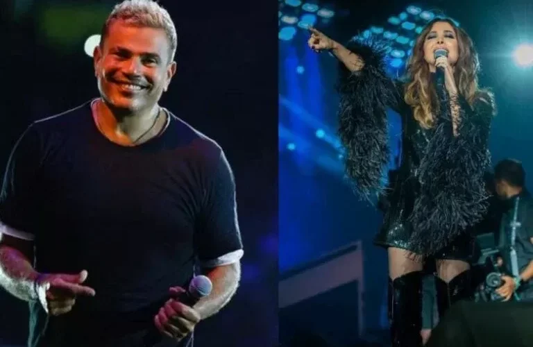 شاهد رقصة نانسي عجرم المثيرة في ميدل بيست الرياض التي اشعلت السعودية
