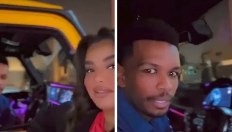 بالفيديو. سعودية حسناء تتحرش بنجم الهلال البليهي وتطلب منه هذا الشيء الغريب امام الكاميرات بدون خجل