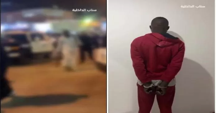 شاهد فيديو جديد للوحش الأثيوبي الذي ارعب سكان جدة بالسلاح الذي كان يحمله في ده وهذا سبب هياجه وغضبه