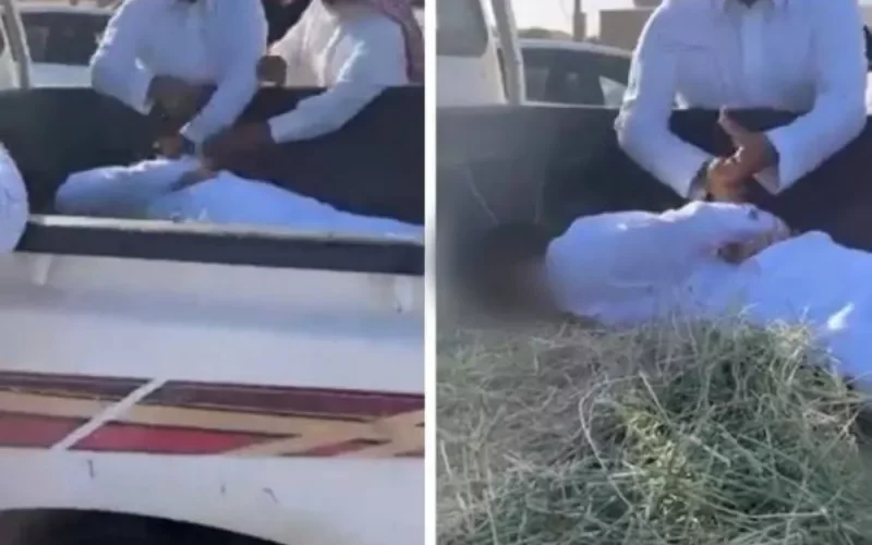 بالفيديو: شباب سعوديون يقيدون شاب من هذه الجنسية وينهالون عليه بالضرب والاهانة بسبب ما كان يفعله مع الخادمات في الرياض