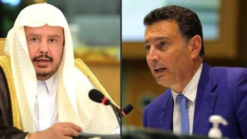 رئيس مجلس النواب الأردني يستشهد بآية قرآنية تدفع رئيس مجلس الشورى السعودي للتدخل.. فما الحكاية؟