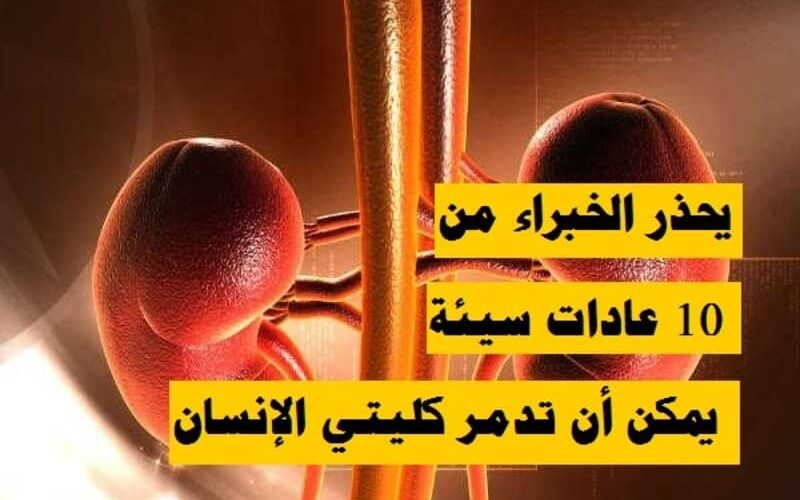 10 عادات يمكن أن تدمِّر كليتَيْ الإنسان (فيديو)