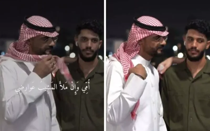شاهد: تأثر وبكاء شاب سعودي عند سؤاله عن الاسم الذي تناديه به والدته اذا غضبت منه