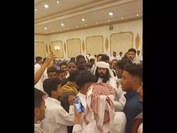 شاهد: فضيحة مدوية في حفل زفاف يمني في السعودية؟