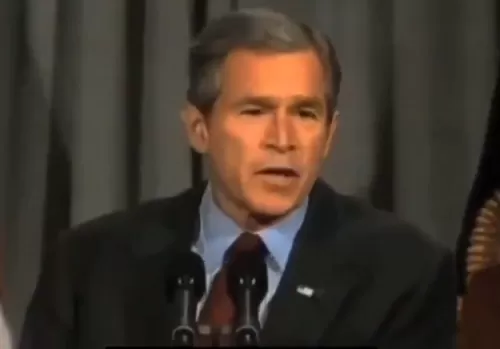 شاهد ما قاله جورج بوش الإبن عن طالبان وكيف عادت اليوم لتنسف احلامه