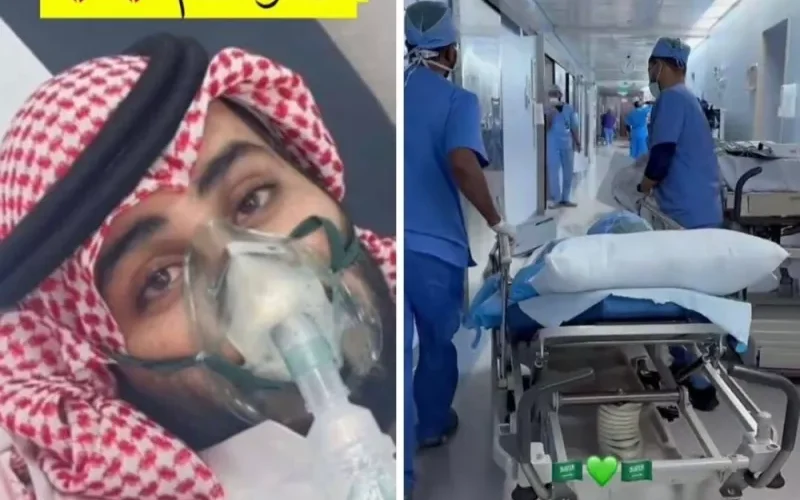 “طالبا الدعاء ” شاهد: “عبدالرحمن المطيري” ينشر صورة في سنابه بقمع “الأكسجين”و يثير حيرة متابعيه