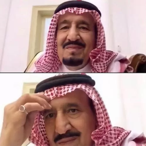 صور سيلفي للملك سلمان تثير ذهول السعوديين