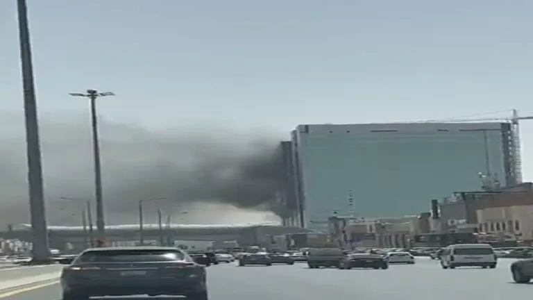 بيان يكشف السبب وراء حريق مستشفى الحبيب الجديد على طريق الملك فهد