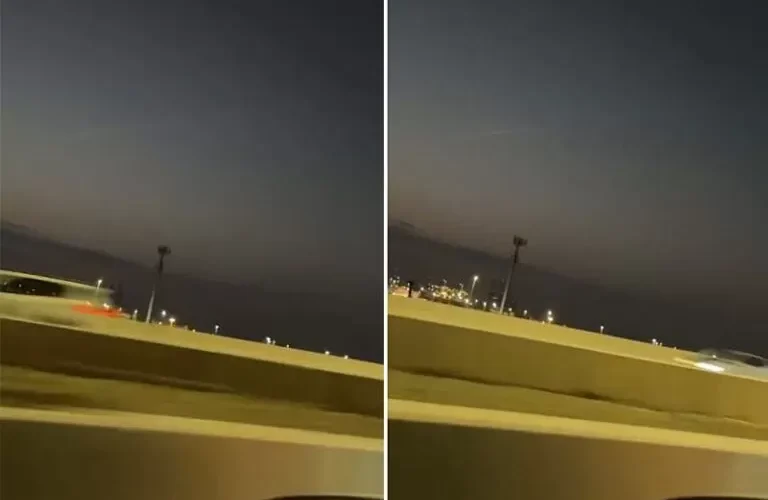 بالفيديو: نيزك يحول ليل جدة الى نهار ..