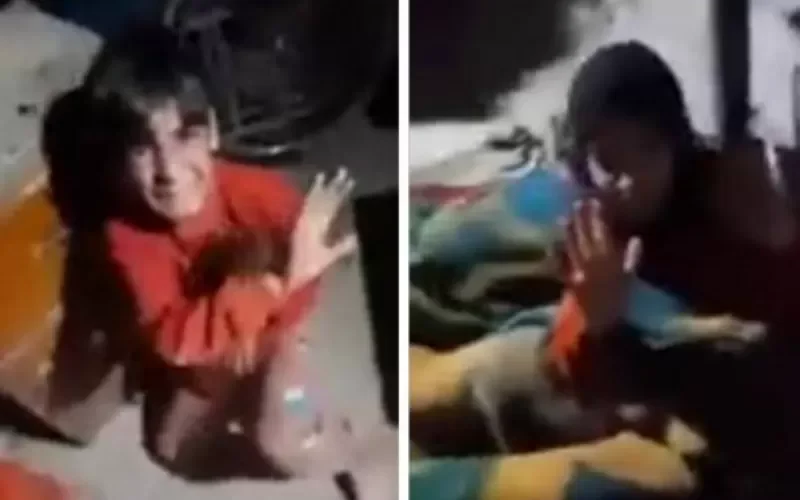 شاهد: أب عراقي يعتدي بوحشية على طفليه أثناء نومهما.. ويجبرهما على تصرف غريب