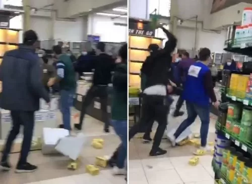 فيديو صادم من دولة عربية لحرب حقيقية على الطعام بعد المجاعة وانهيار العملة