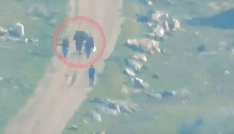 شاهد .. فيديو يوثق لحظة إصابة جنود من النظام السوري بصاروخ