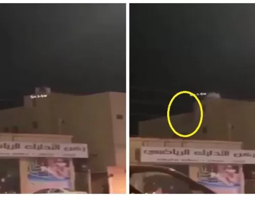 شاهد بالفيديو سقوط رجل امن سعودي من مبنى مرتفع اثناء قيامة بهذه المهمة الغريبة