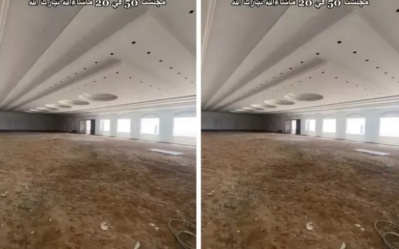 فيديو يشعل السعودية لمواطن يستعرض فخامة وضخامة مجلس رجال بحجم الف متر مربع في منزله
