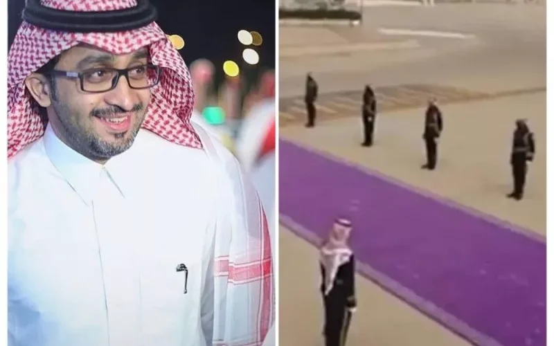 شاهد: مدير مكتب “ولي العهد” ينشر فيديو يكشف سبب اختيار لون السجاد “البنفسجي” في مراسم استقبال ضيوف المملكة