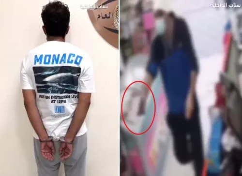 بالفيديو: عملية سطو مسلح في اشهر محلات جدة