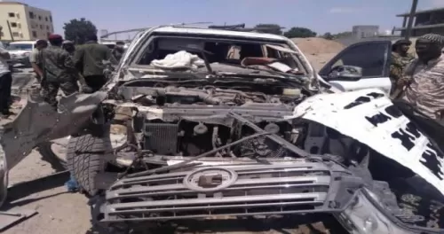 هذه اخر إحصائية لضحايا تفجير موكب قائد الدعم والاسناد في عدن