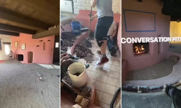 شاهد لن تصدق ما اكتشفته سيدة تحت سجادة غرفة معيشتها بأمريكا