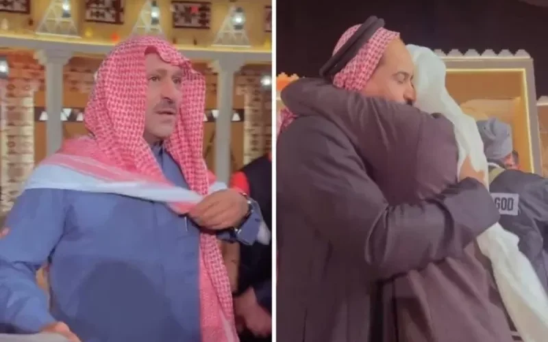 بالدموع و الاحضان في حلقه الختام من برنامج الصياهد السعودي ..فيديو
