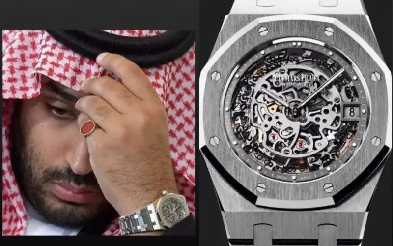 شاهد : ساعة ولي العهد السعودي  المصنوعة من الياقوت تثير الجدل في المملكة لهذا السبب!