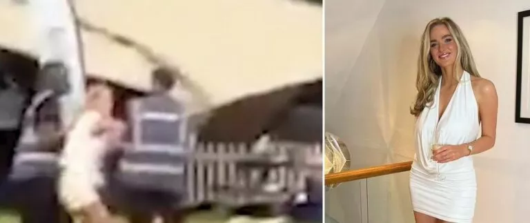 شاهد: ملكة جمال اسكتلندا تعض حارس أمن في منطقة حساسة وهي مخمورة