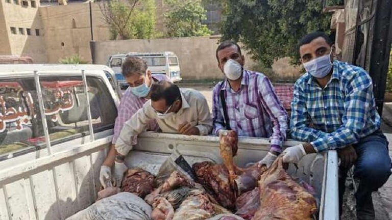 تعرف على أسم المنطقة والمكان الذي ضبط فيه كمية كبيرة من لحوم الحمير لدى جزار قبل عيد الأضحى
