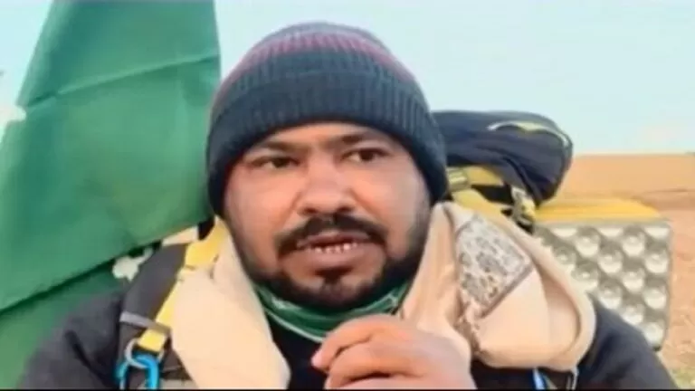 صور الرحاله السعودي بعد مسيره من تبوك الى الرياض سيراً على الاقدام