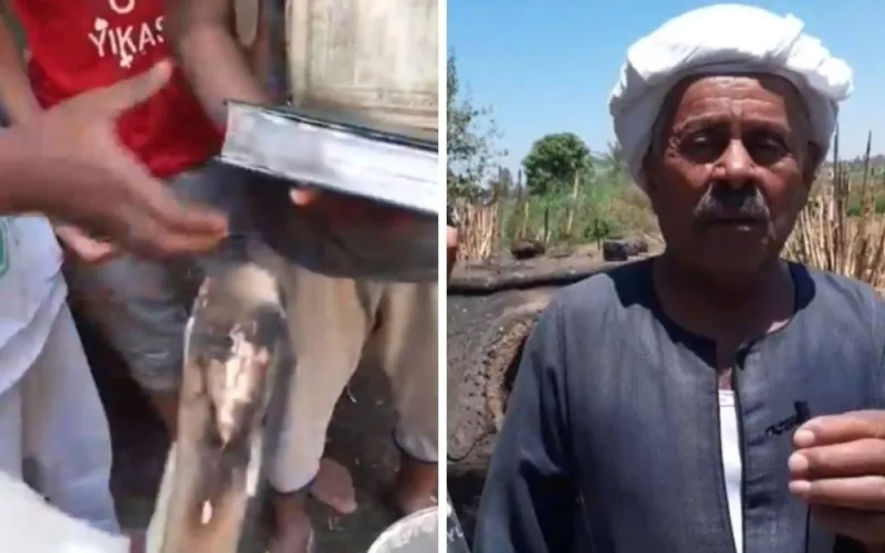 بالفيديو: الجن يحرقون قرية بالكامل في مصر