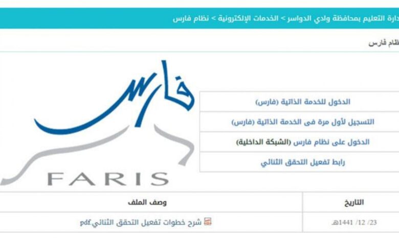 رابط وطريقة تقديم إجازة للمعلمين عبر فارس 1445 وكم أطول إجازة مدفوعة يمكن الحصول عليها عبر فارس؟